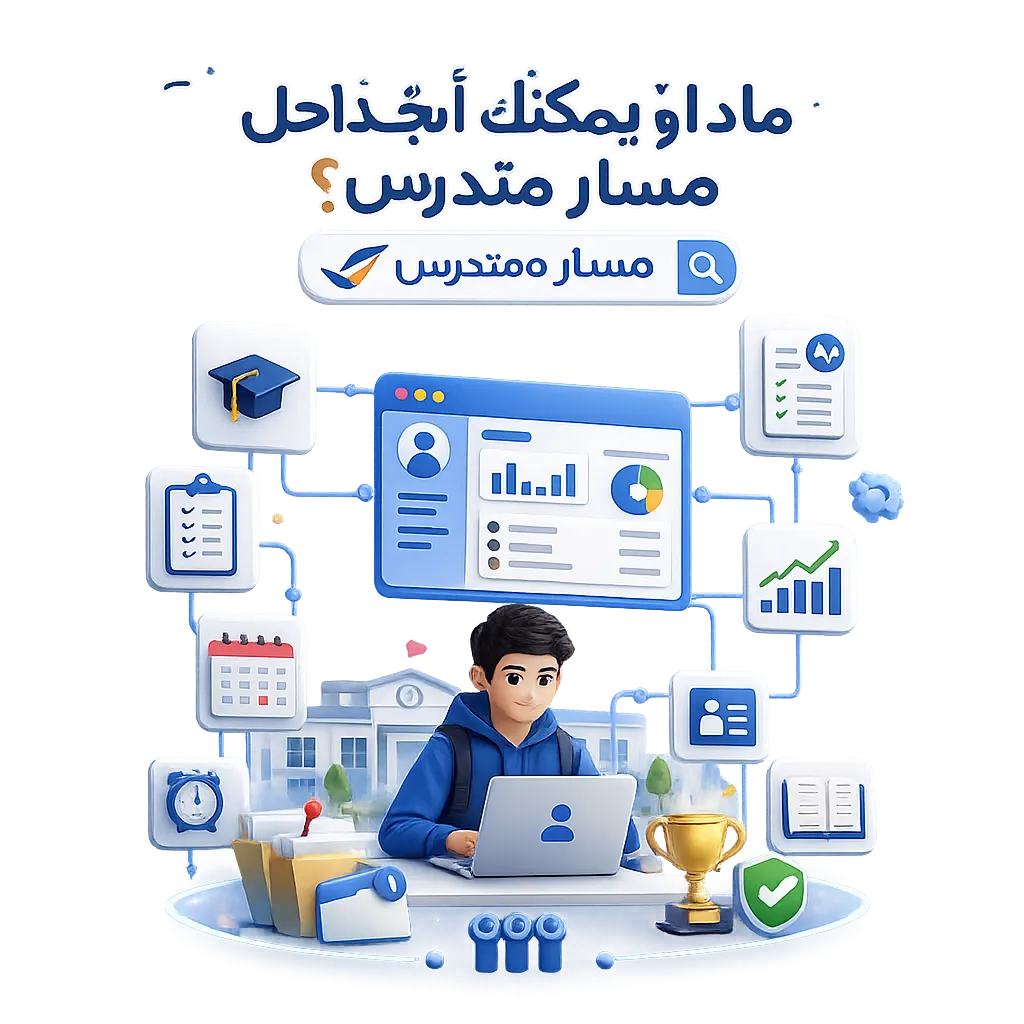 ماذا يمكنك أن تجد داخل مسار متمدرس
