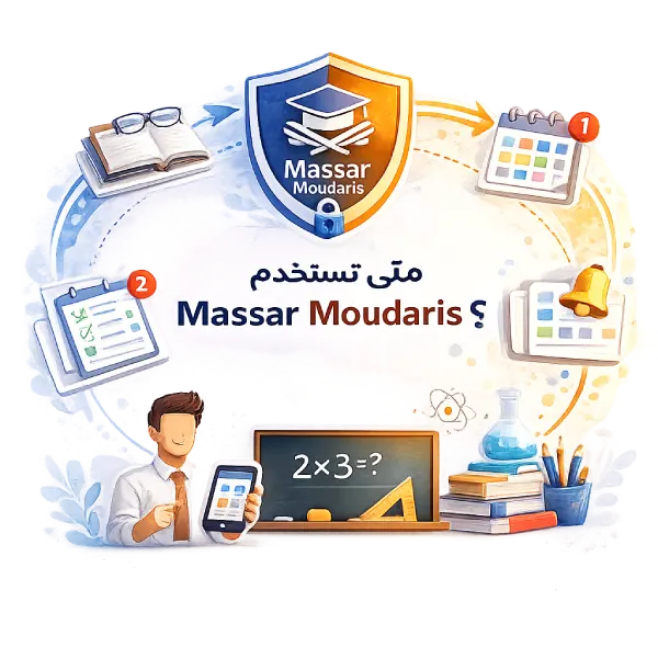 متى تستخدم Massar Moudaris