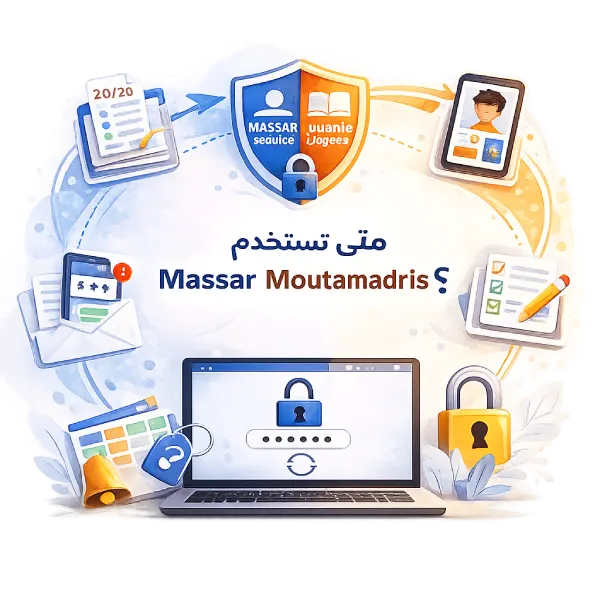 متى تستخدم Massar Moutamadris