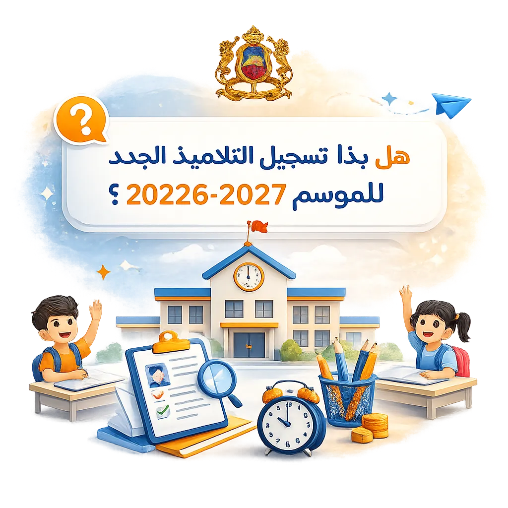 هل بدأ تسجيل التلاميذ الجدد للموسم الدراسي 2026-2027؟